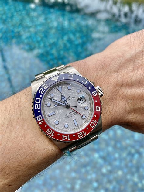 rolex gmt master 2 pepsi nuovo|gmt master 2 Pepsi meteorite.